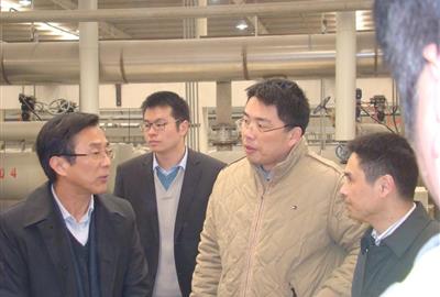 绍兴市市委书记张金如同志来我司视察