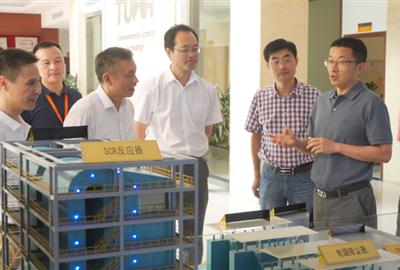 浙江省国税局党组书记、局长龙岳辉等领导一行莅临德创环保考察调研