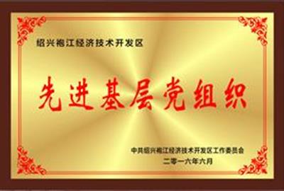 中共开云官方注册地址(中国)有限公司
支部委员会荣获“袍江区先进基层党组织”称号