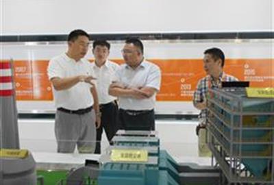 团省委副书记朱斌领导一行赴德创环保考察调研